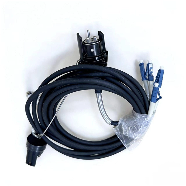 How to discharge the optical fiber cable into the box