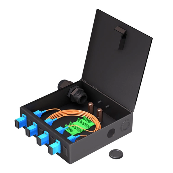 Customized Dual-Core Fiber Distribution Box for Smart Buildings