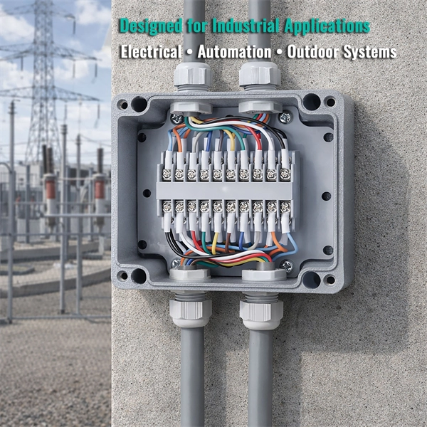 Central Plastic Pipe Optical Cable Joint Box Termination