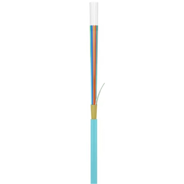 Why do fiber optic cables need to have wire ends left 