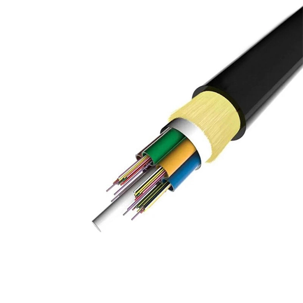 How to connect an outdoor four-core fiber optic cable to a router