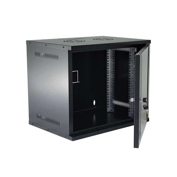 What is the ideal thickness for a network server rack enclosure